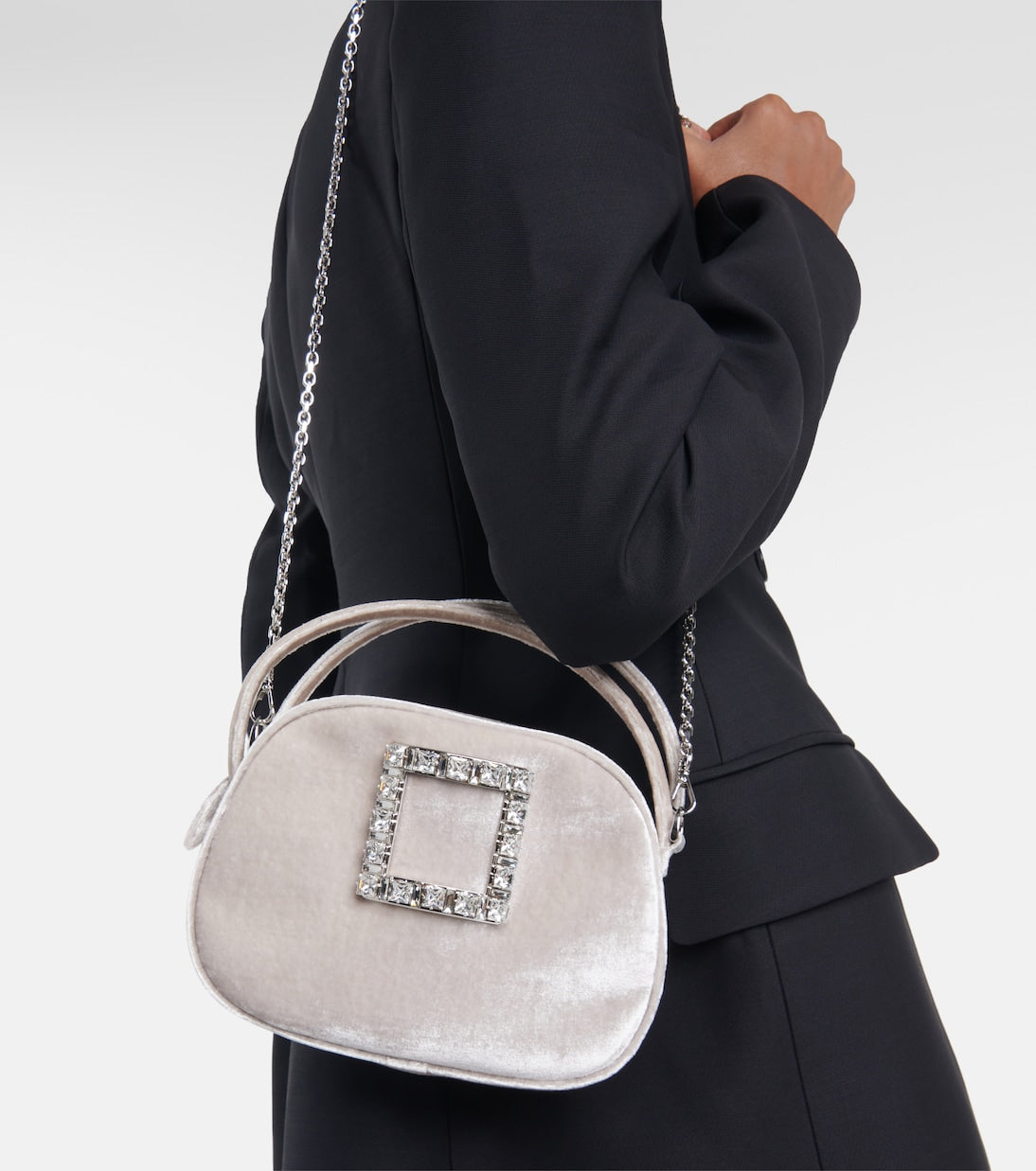 Roger Vivier - Viv' Ladybug velvet shoulder bag