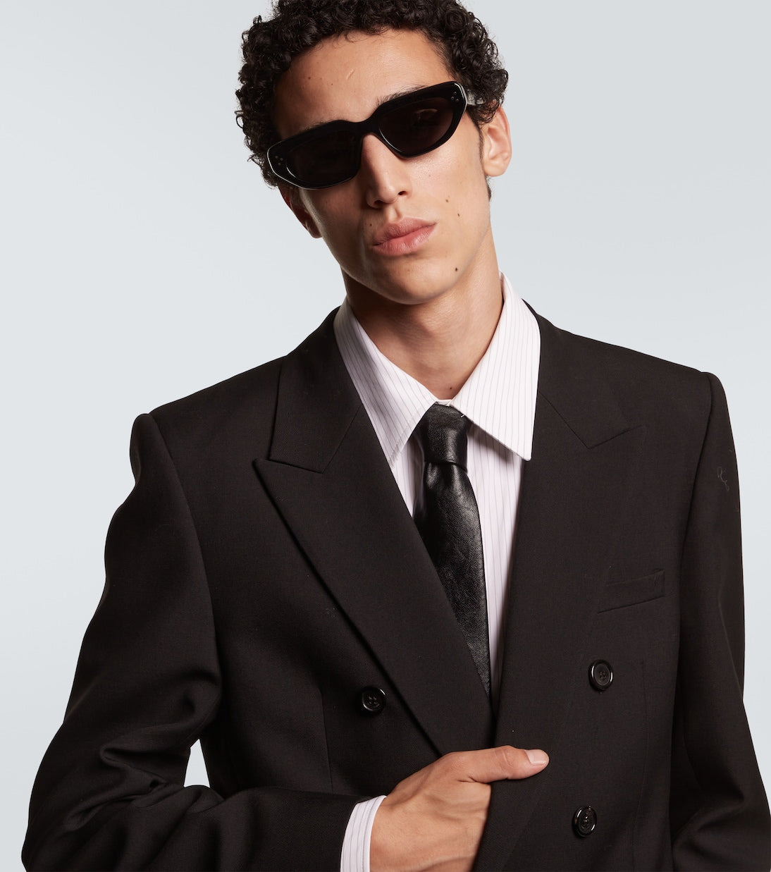 Celine Eyewear - Celine 3 Dots rectangular sunglasses