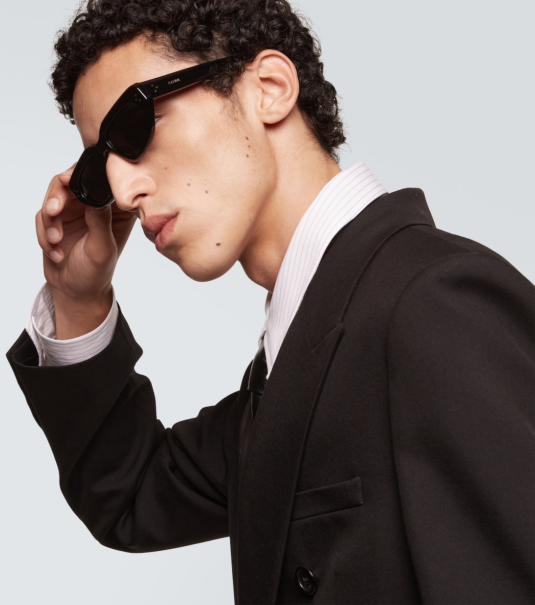 Celine Eyewear - Celine 3 Dots rectangular sunglasses