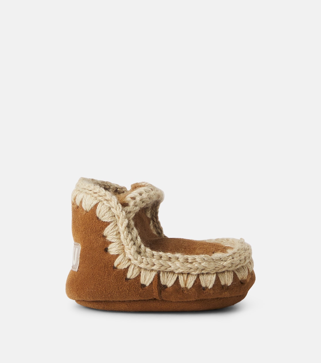 Mou Kids - Baby shearling-lined suede booties