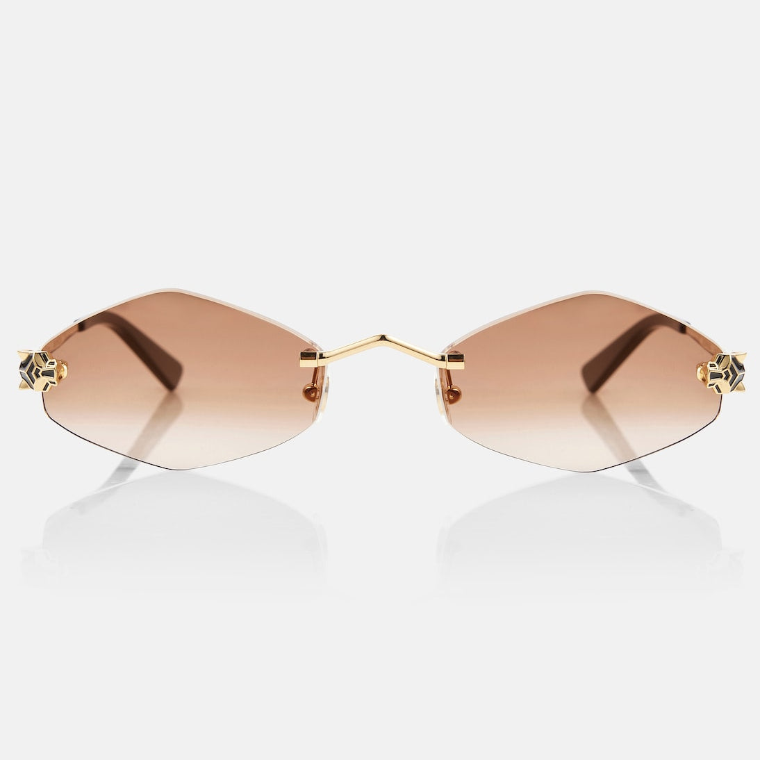 Cartier Eyewear Collection - Panthère de Cartier geometric sunglasses