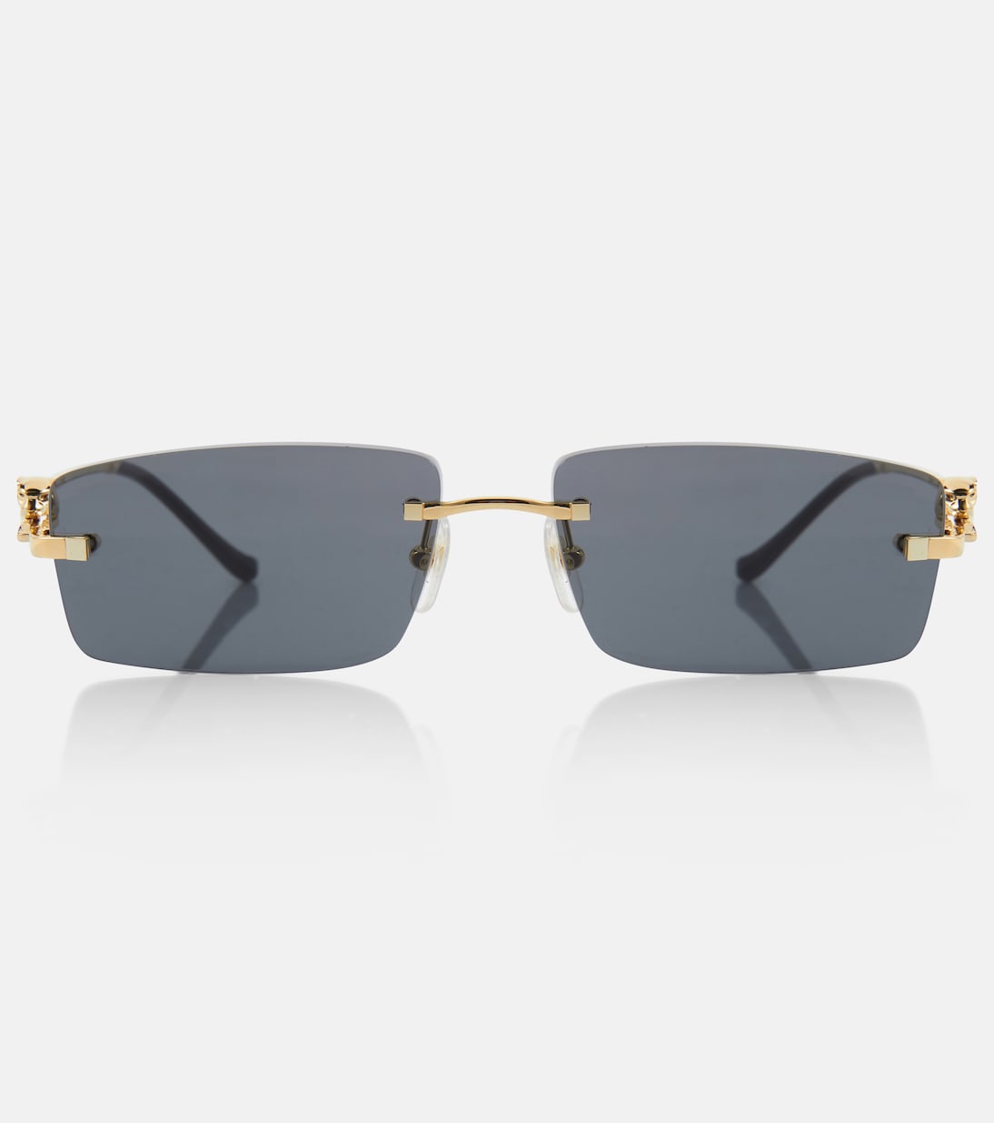 Cartier Eyewear Collection - Panthère De Cartier rectangular sunglasses