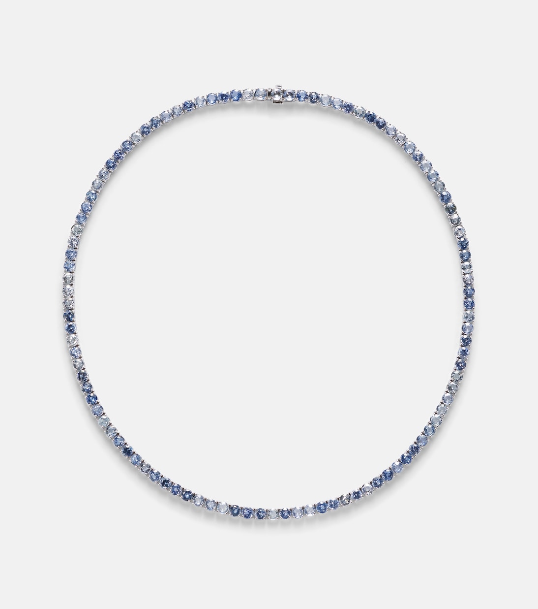 Bucherer Fine Jewellery - Pastello Ocean Breeze 18kt white gold necklace with sapphires