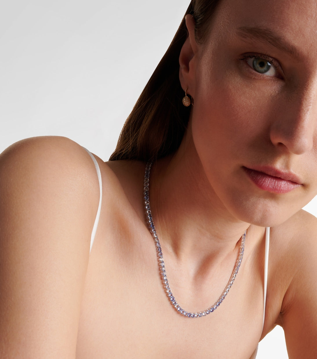 Bucherer Fine Jewellery - Pastello Ocean Breeze 18kt white gold necklace with sapphires