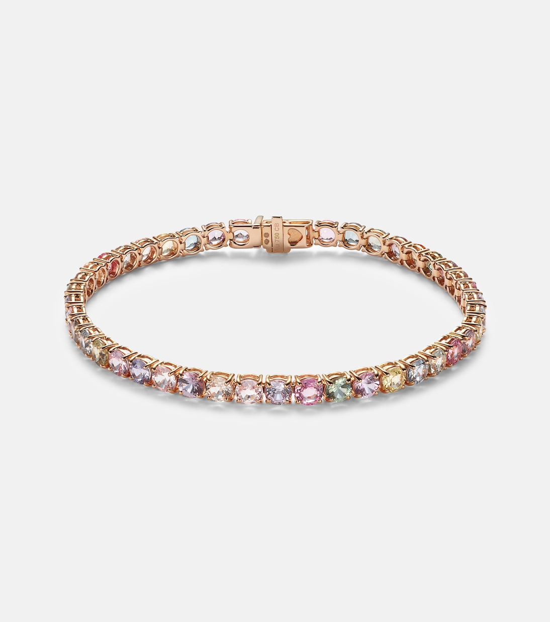Bucherer Fine Jewellery - Essentials Rivière 18kt rose gold bracelet with sapphires