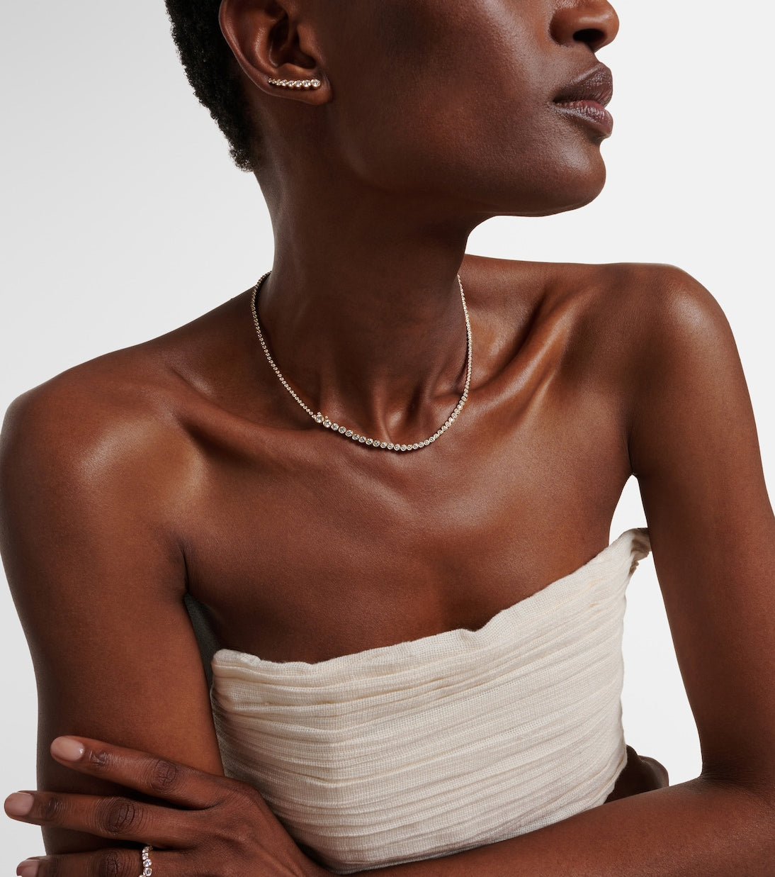 Sophie Bille Brahe - Collier de Tennis Classique 18kt gold necklace with diamonds