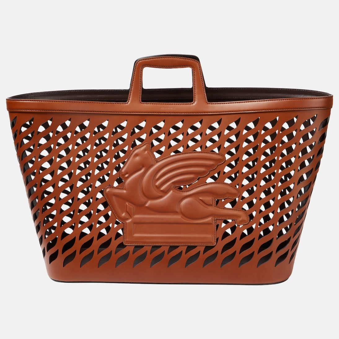 Etro - Pegaso leather blanket holder