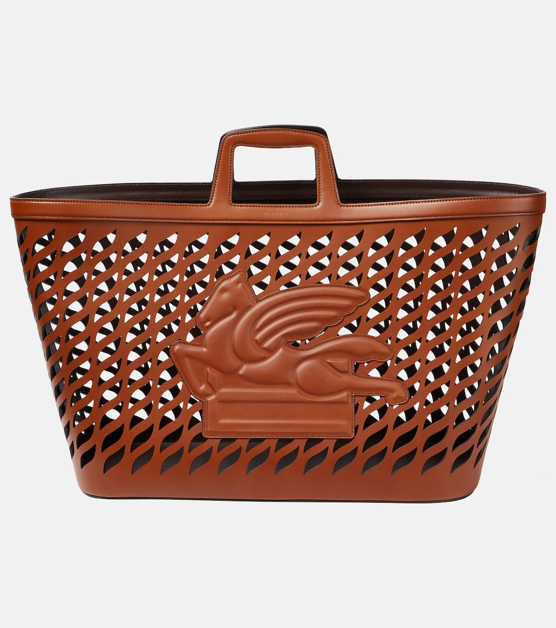 Etro - Pegaso leather blanket holder