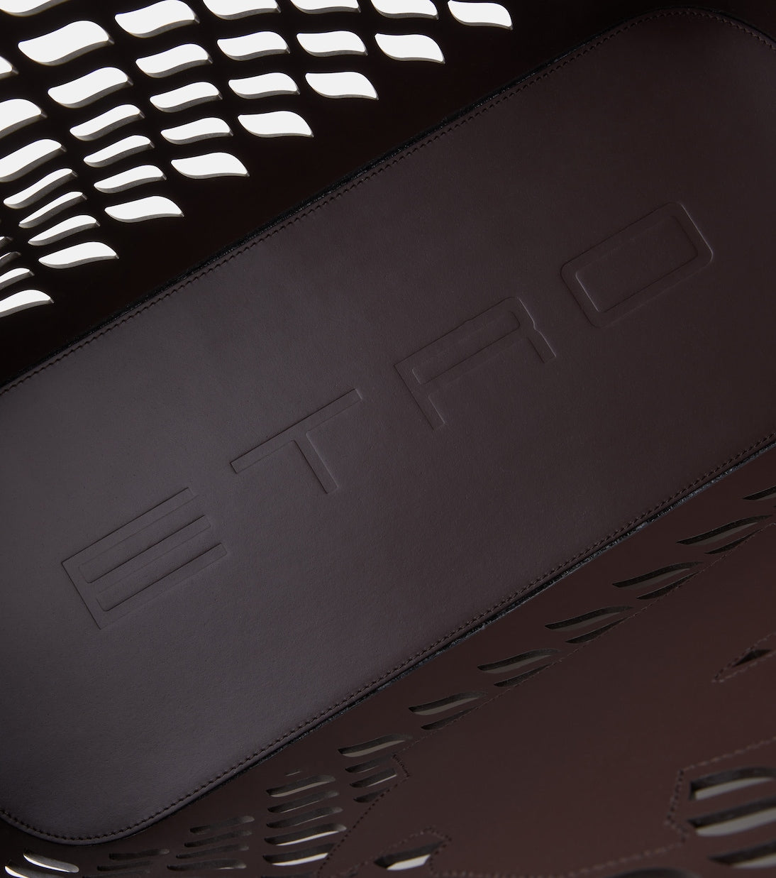 Etro - Pegaso leather blanket holder