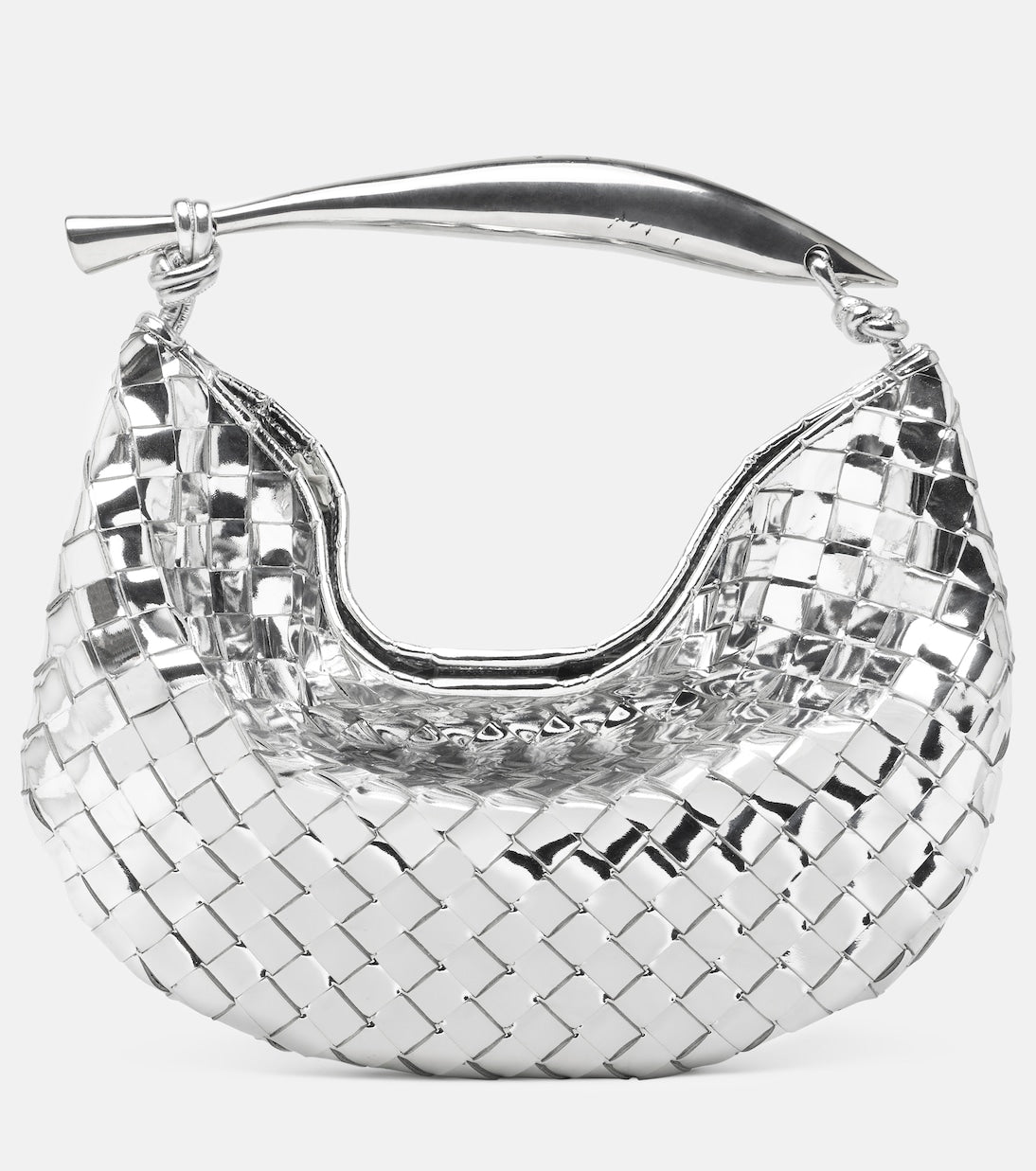 Bottega Veneta - Sardine Intrecciato mirrored leather tote bag