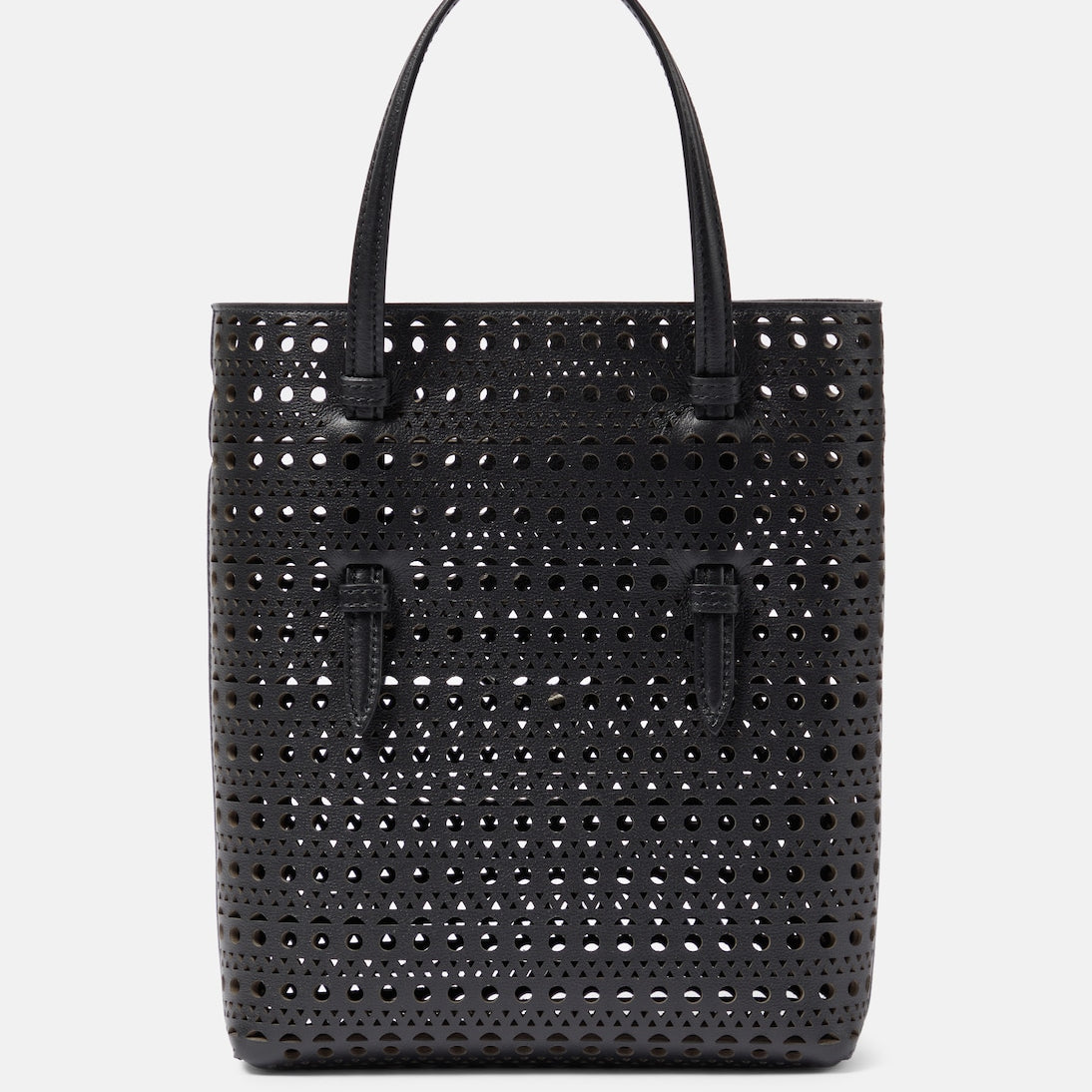 Alaïa - Mina Ns Vienne Wave leather top-handle bag