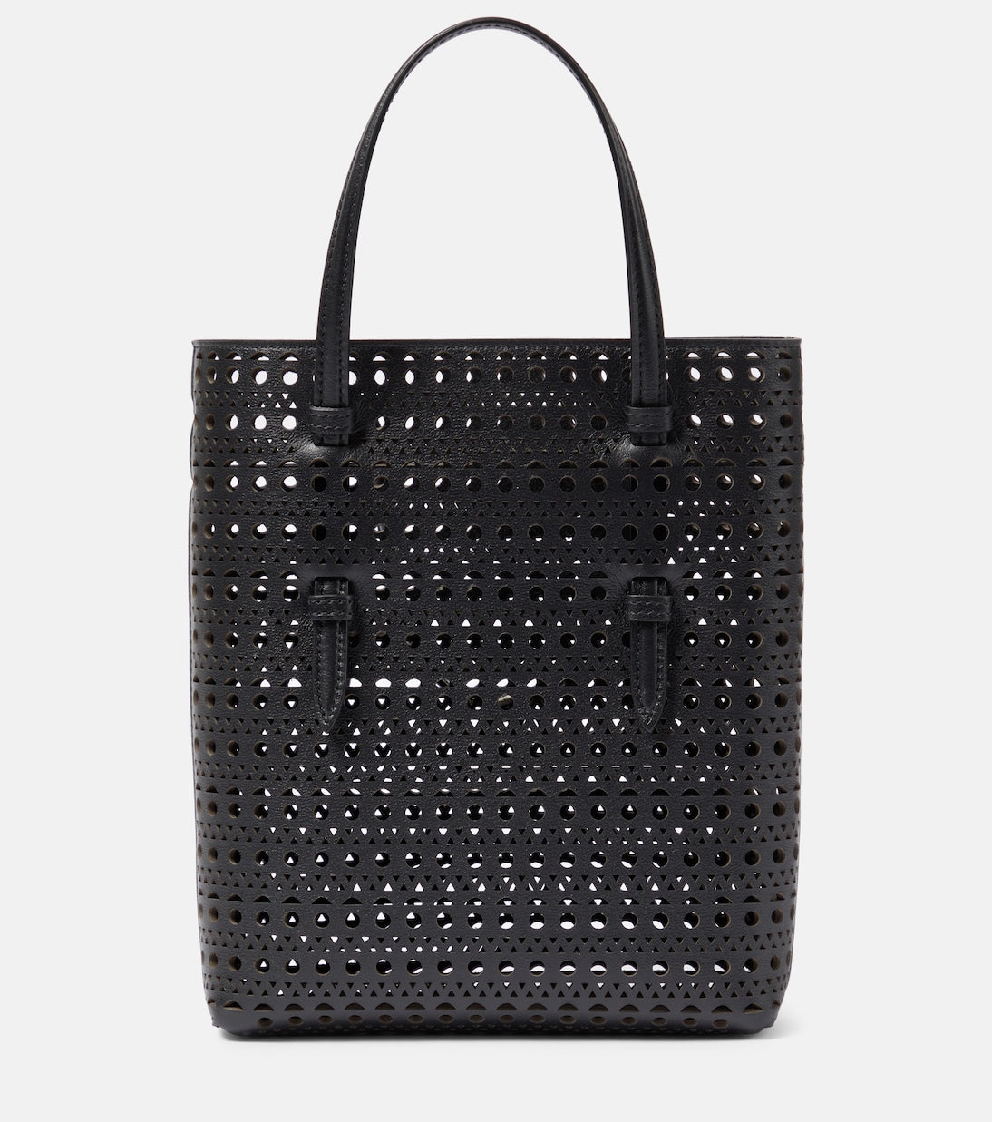 Alaïa - Mina Ns Vienne Wave leather top-handle bag