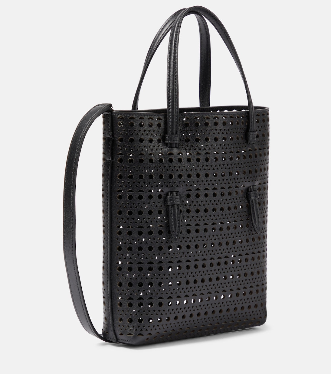 Alaïa - Mina Ns Vienne Wave leather top-handle bag