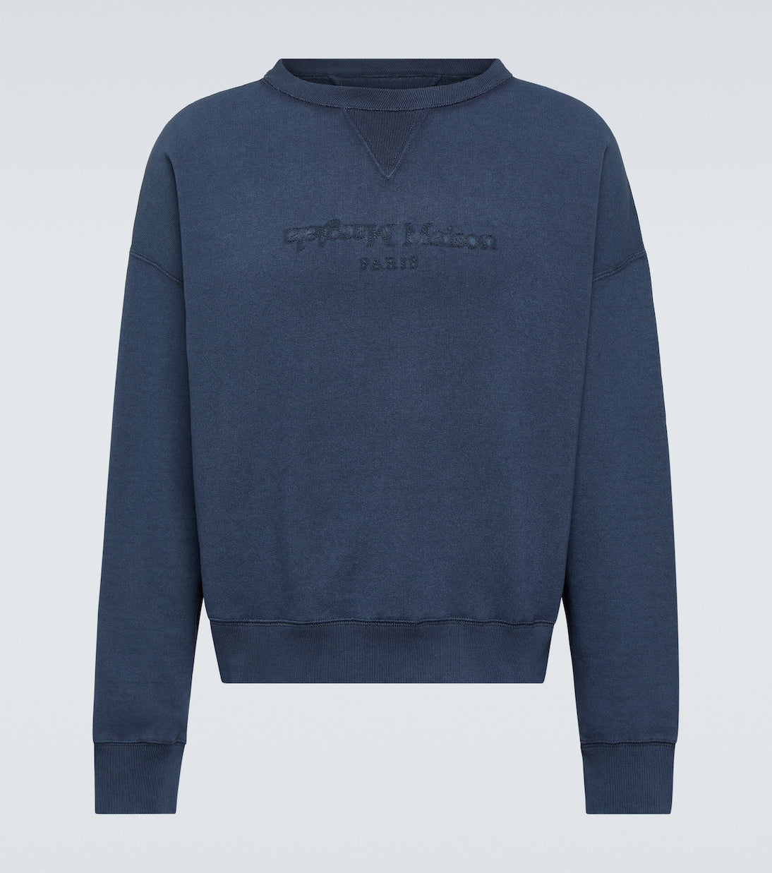 Maison Margiela - Logo cotton jersey sweatshirt