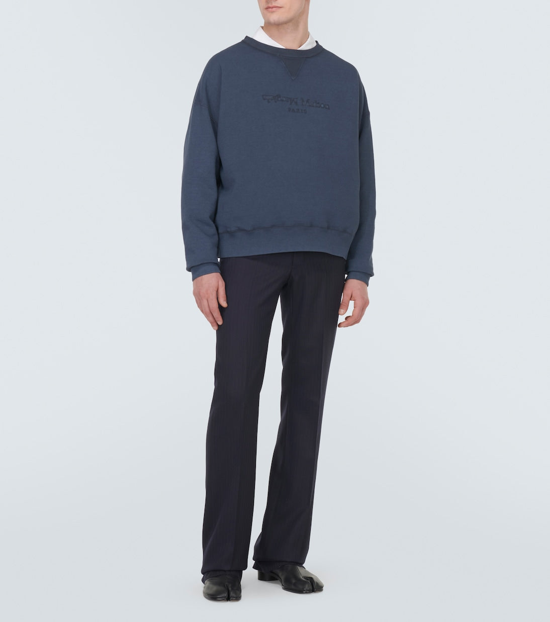 Maison Margiela - Logo cotton jersey sweatshirt