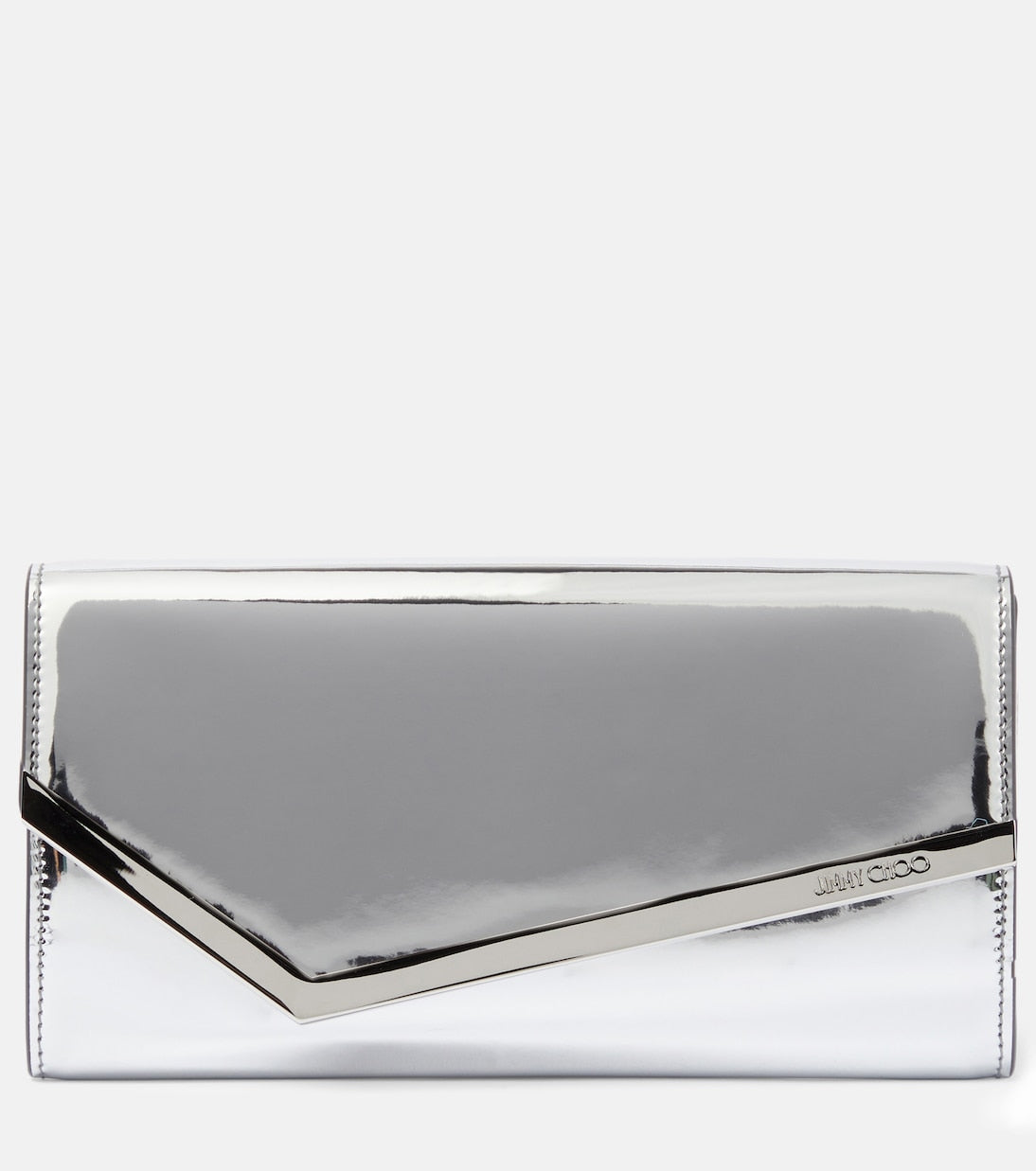 Jimmy Choo - Emmie mirrored clutch