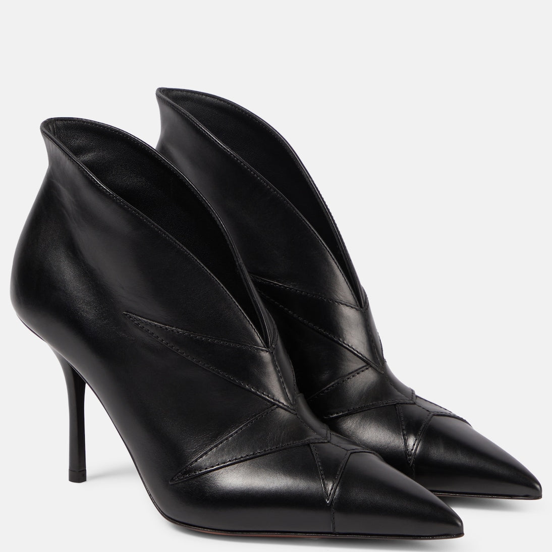 Alaïa - Leather ankle boots