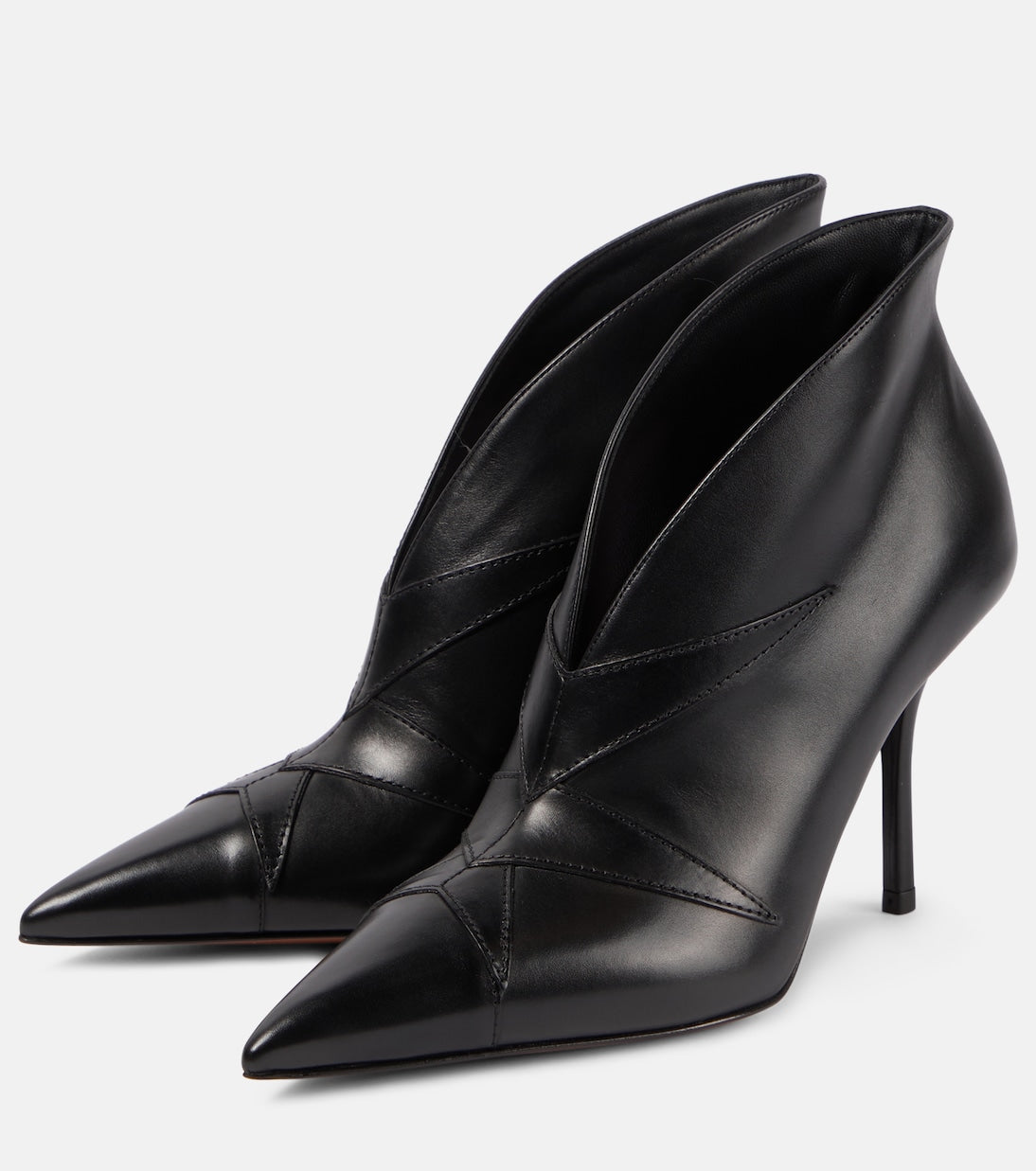 Alaïa - Leather ankle boots