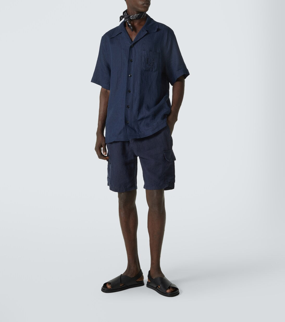 Vilebrequin - Baie linen Bermuda shorts