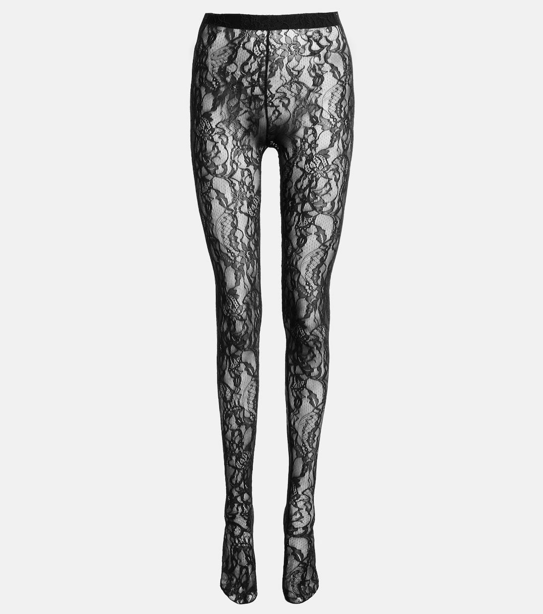 Wardrobe.NYC - Floral lace tights