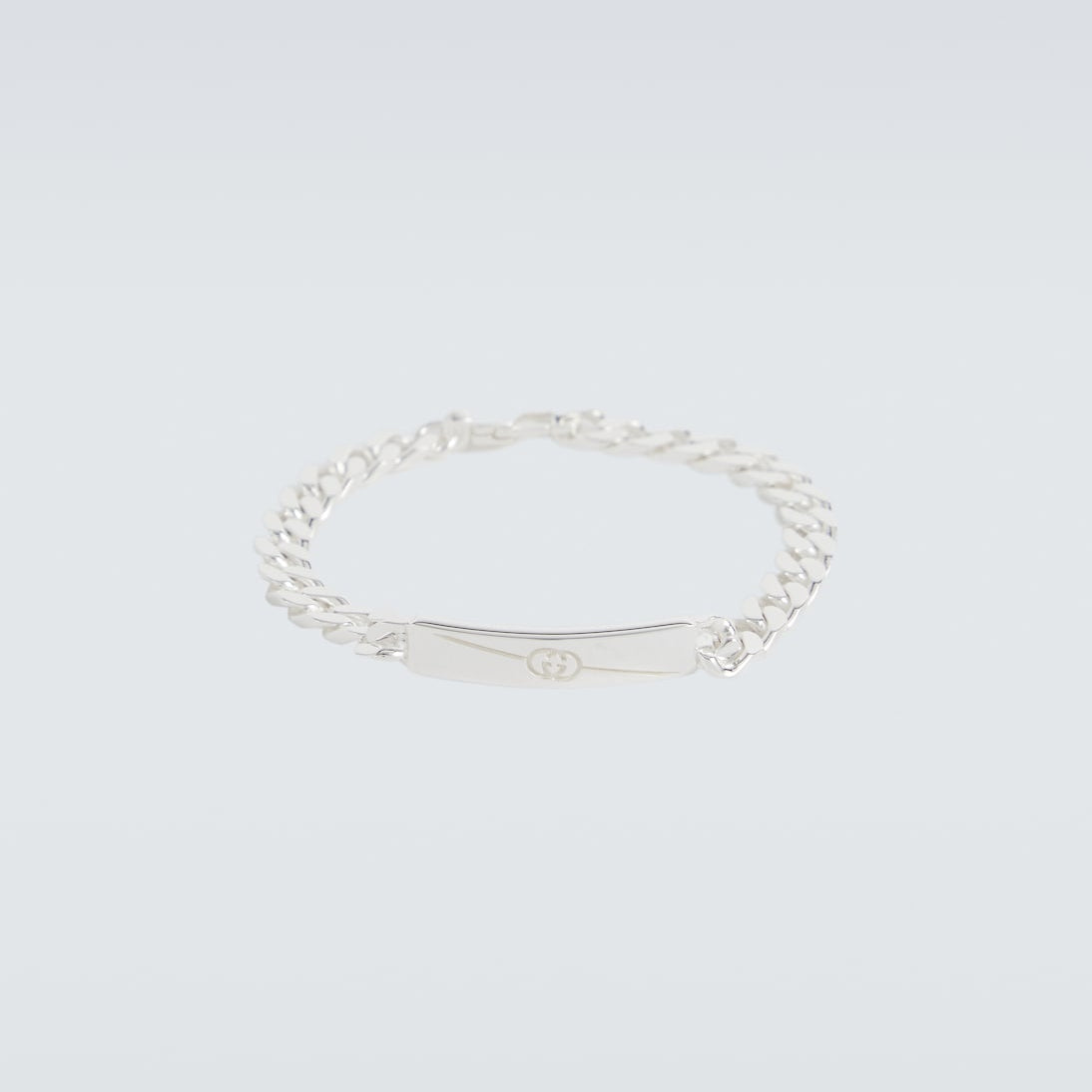Gucci - Interlocking G sterling silver bracelet