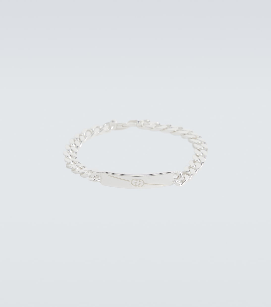 Gucci - Interlocking G sterling silver bracelet