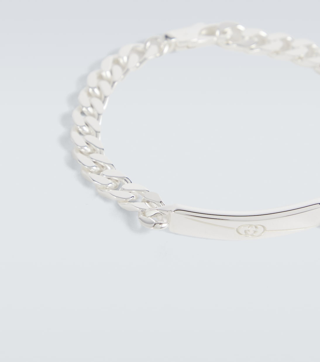 Gucci - Interlocking G sterling silver bracelet