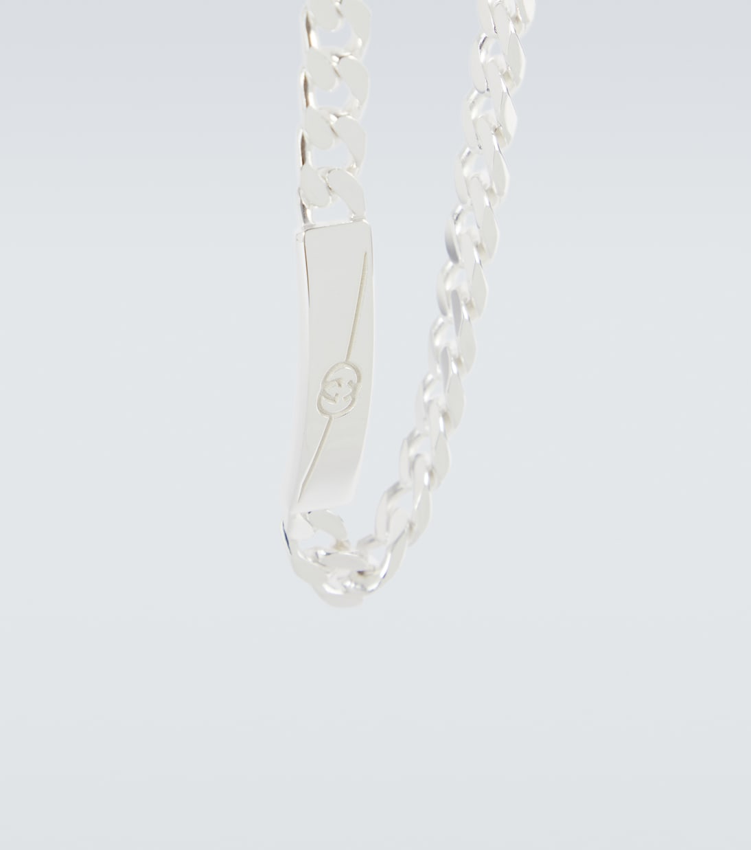Gucci - Interlocking G sterling silver bracelet