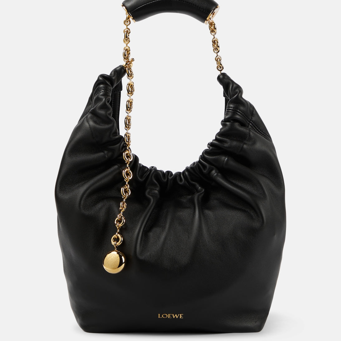 Loewe - Squeeze Small leather shoulder bag
