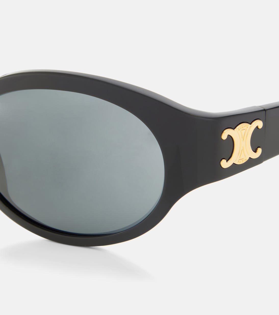Celine Eyewear - Triomphe oval sunglasses