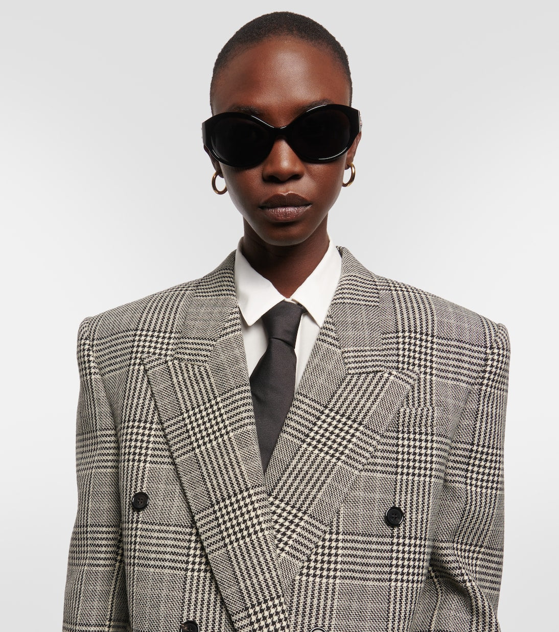 Celine Eyewear - Triomphe oval sunglasses