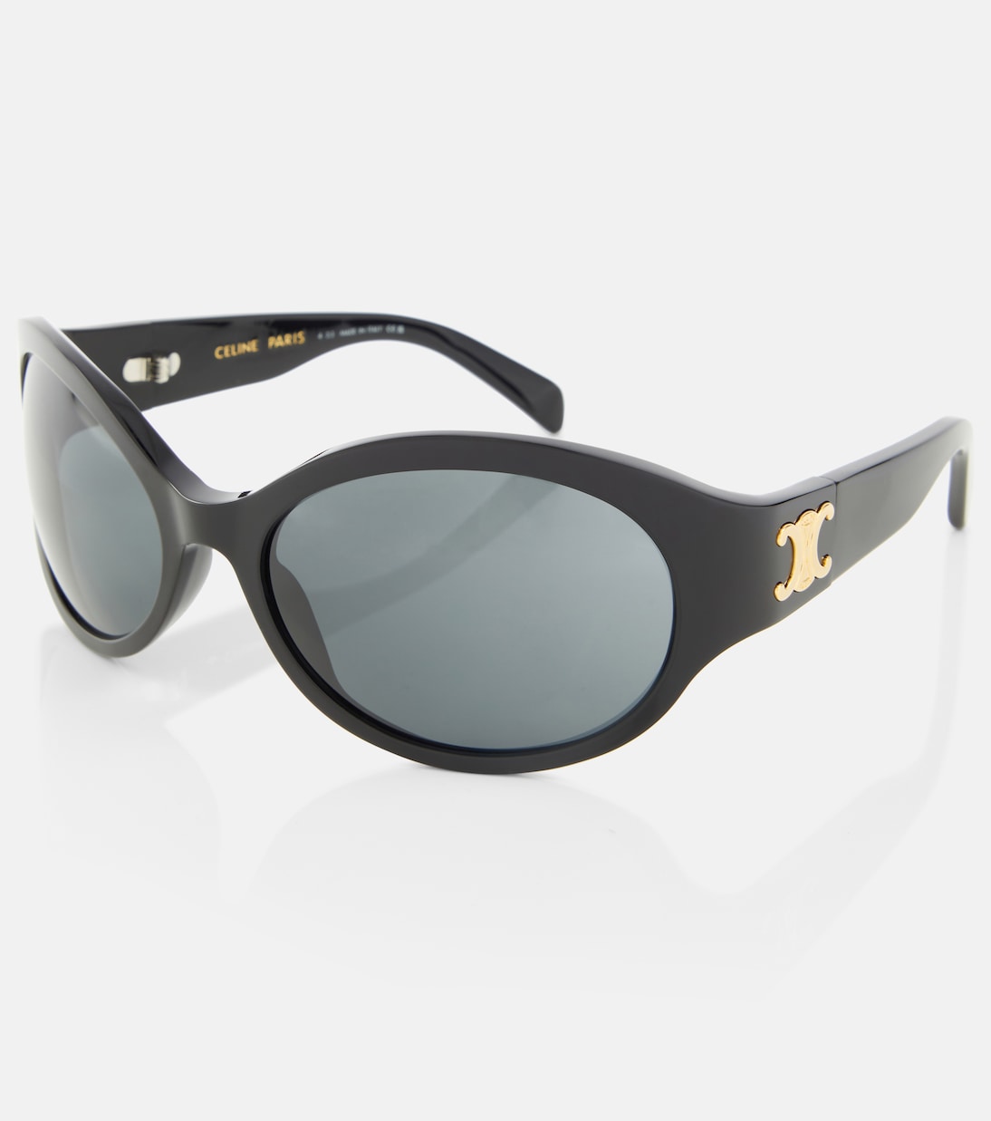 Celine Eyewear - Triomphe oval sunglasses