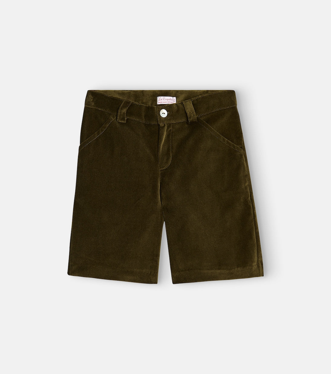La Coqueta - Lucas cotton velvet shorts