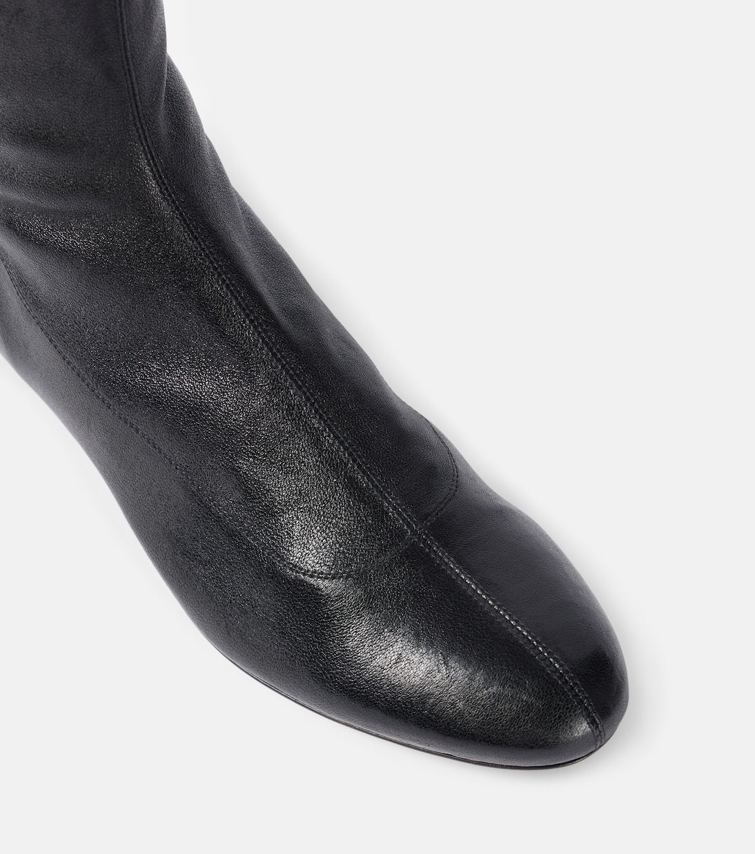 Khaite - Apollo leather ankle boots