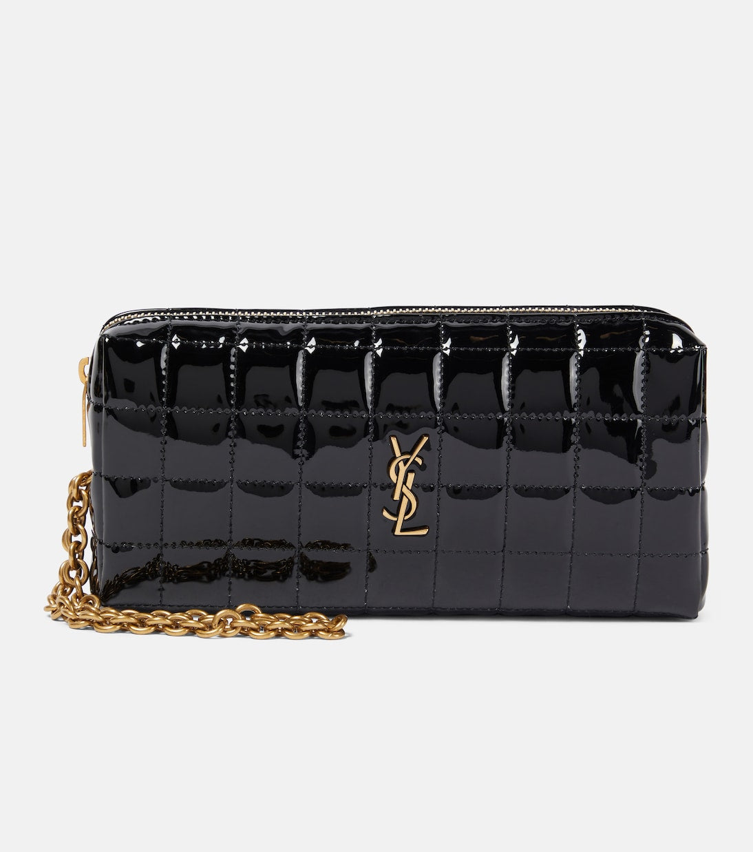 Saint Laurent - Cassandre matelassé pouch with strap