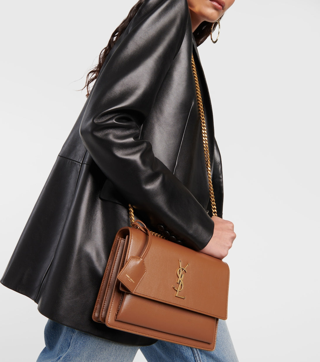 Saint Laurent - Sunset Medium leather shoulder bag