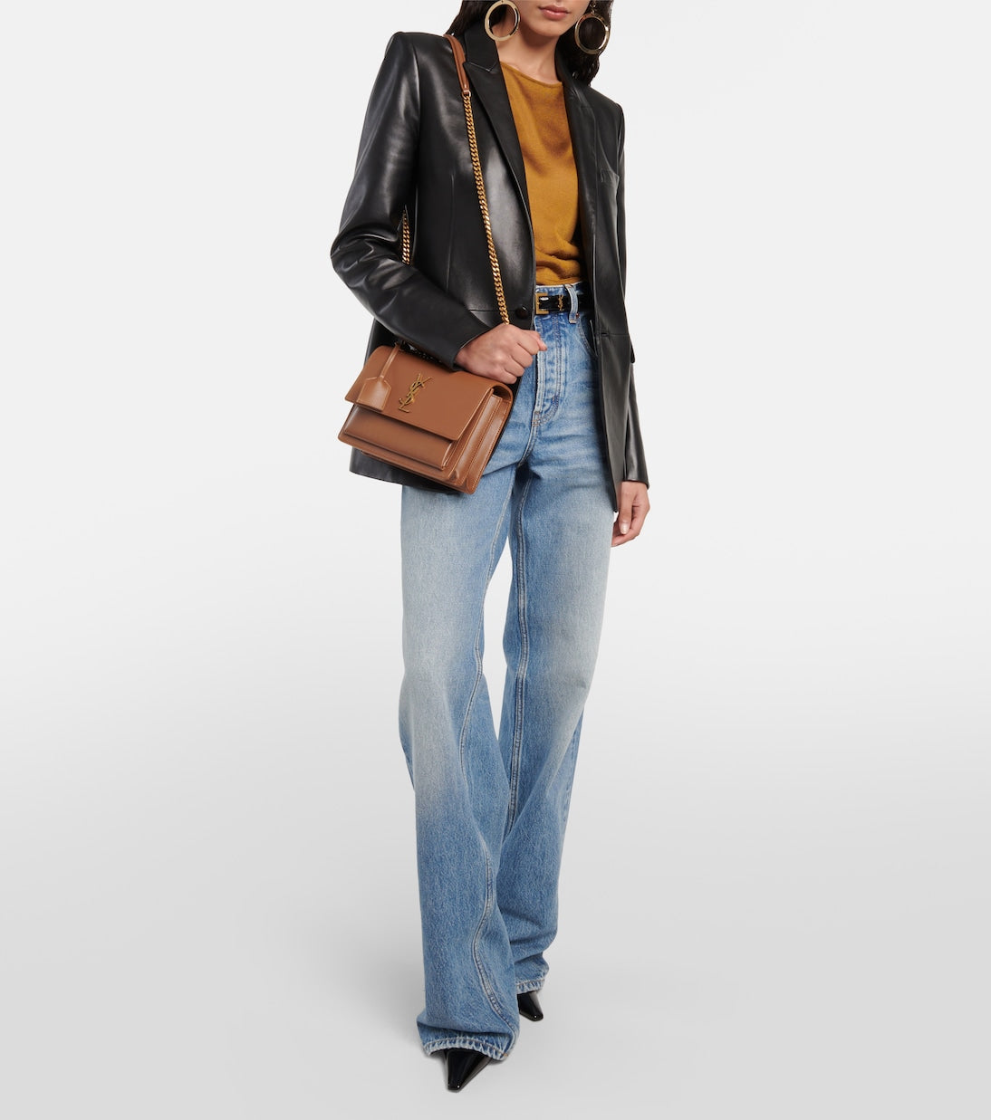 Saint Laurent - Sunset Medium leather shoulder bag