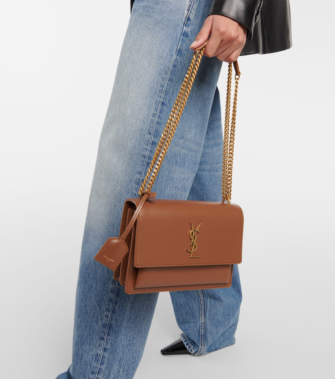 Saint Laurent - Sunset Medium leather shoulder bag