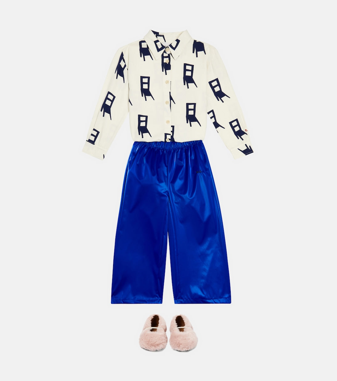 Bobo Choses - Metallic flared pants