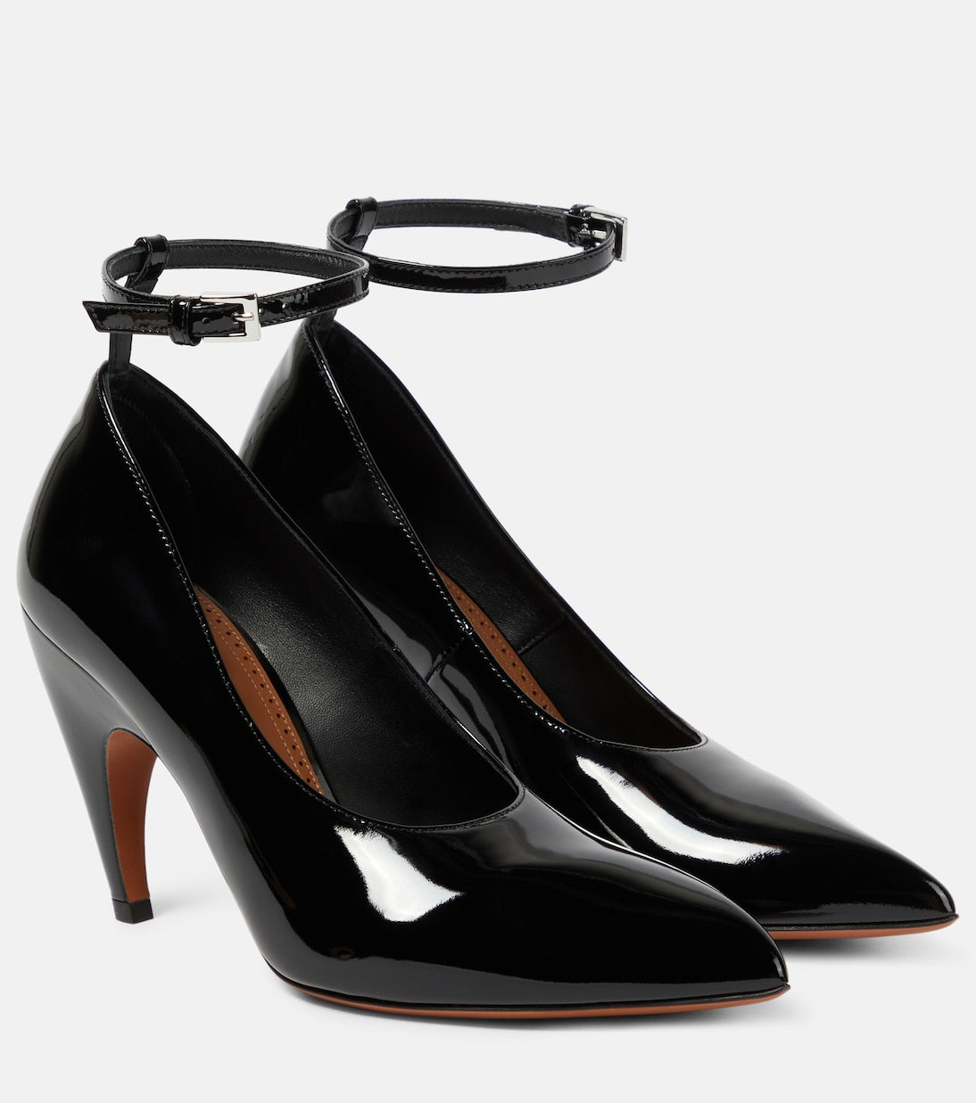 Alaïa - Shark patent leather pumps