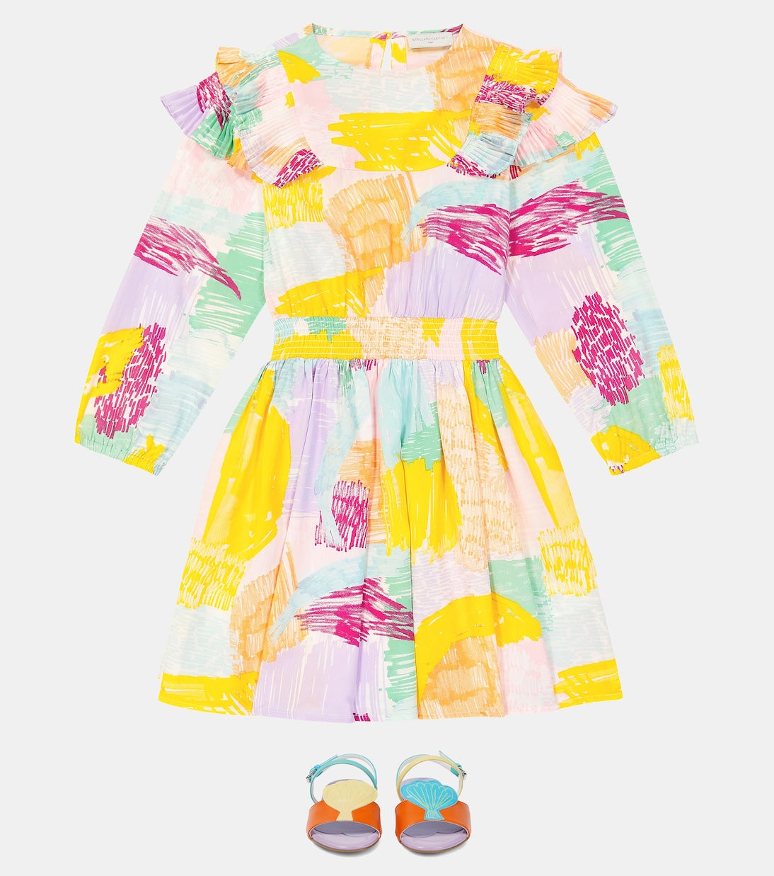 Stella McCartney Kids - Shell-appliqué sandals