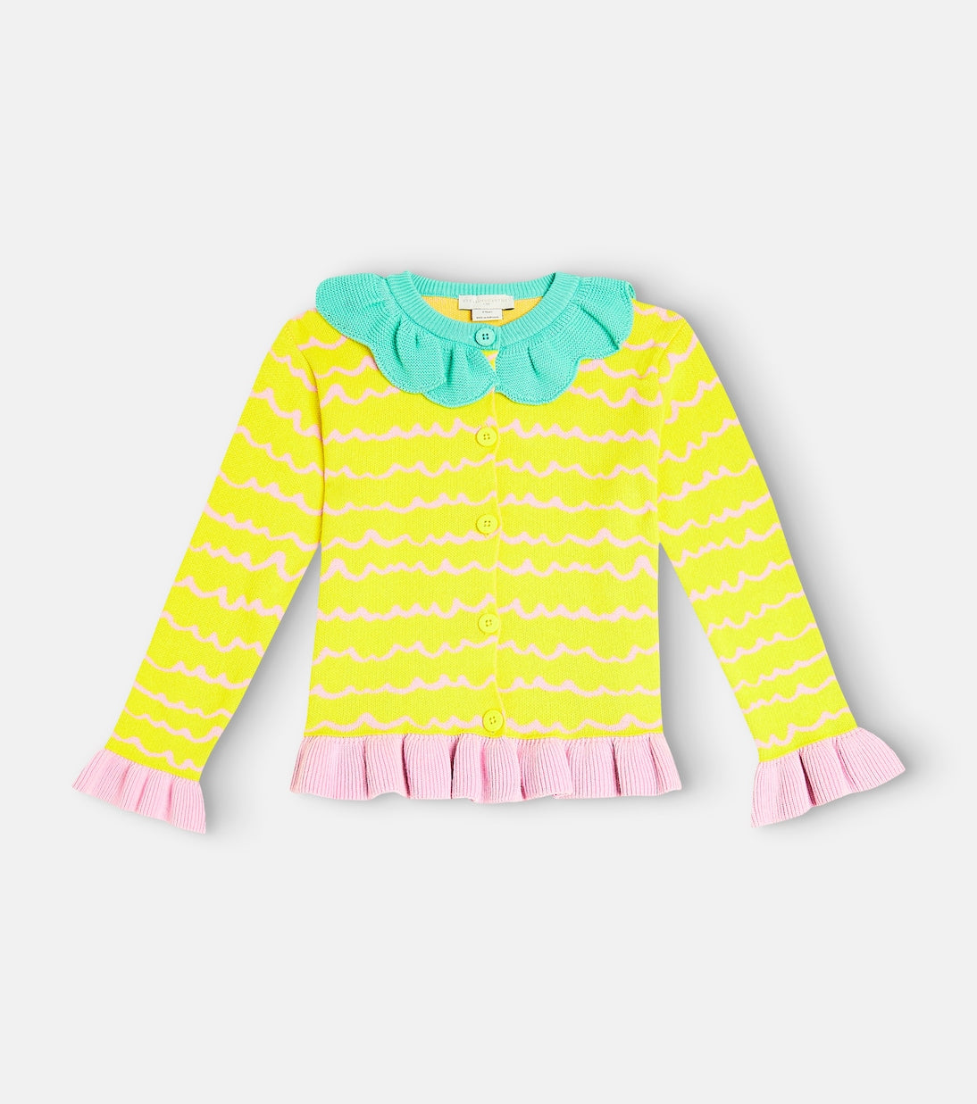 Stella McCartney Kids - Striped cotton cardigan