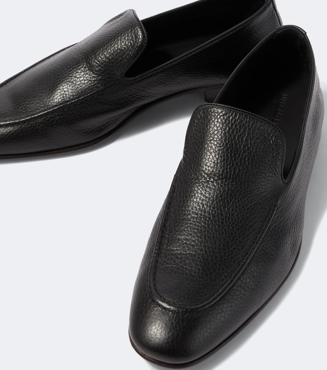 Manolo Blahnik - Truro leather loafers
