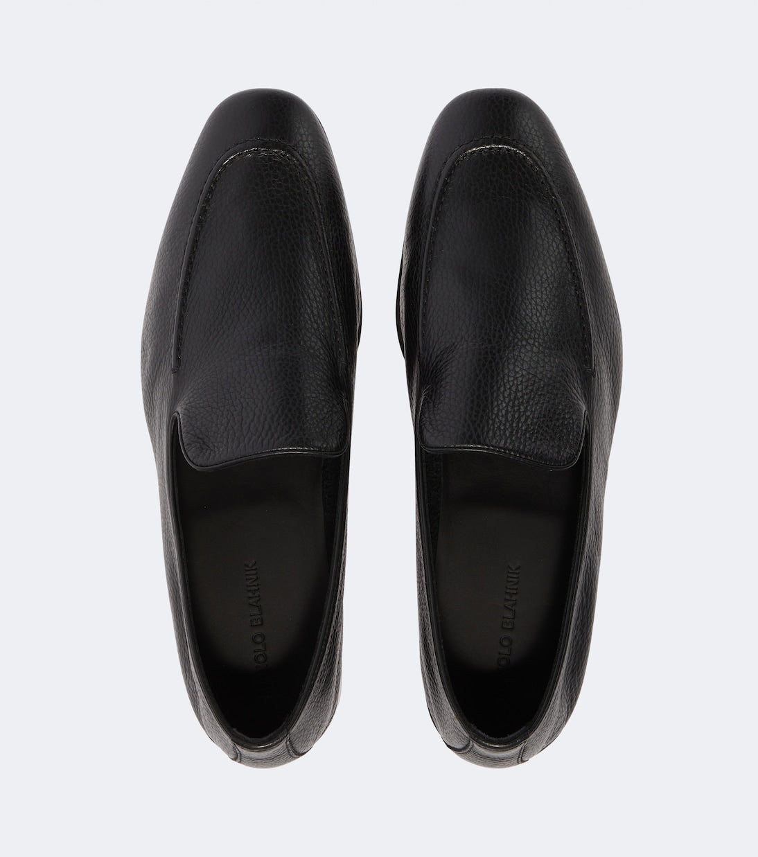Manolo Blahnik - Truro leather loafers
