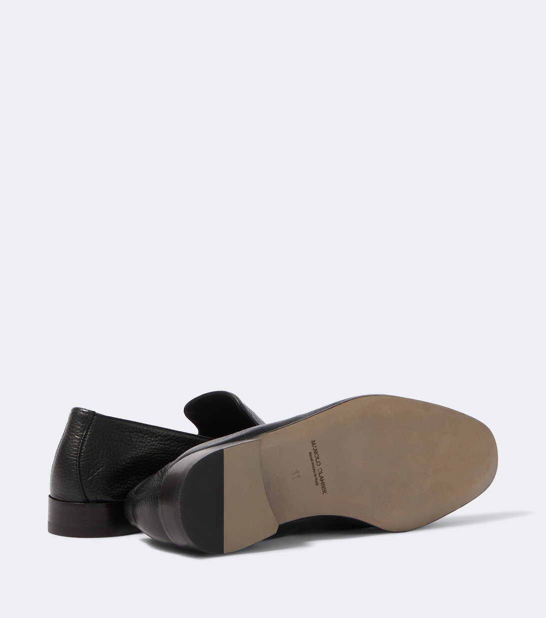 Manolo Blahnik - Truro leather loafers
