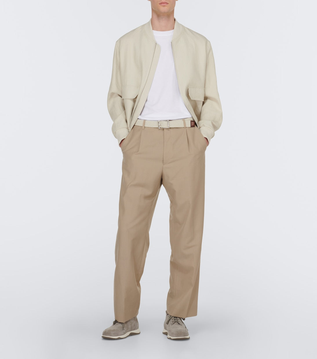 Berluti - Echappée Scritto Mid Top suede Derby shoes