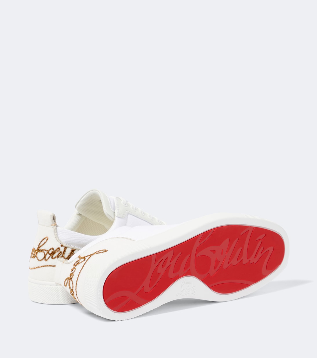 Christian Louboutin - Fun Louis Junior leather sneakers