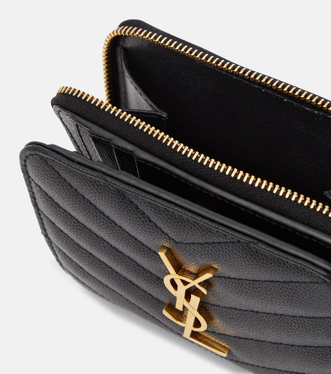 Saint Laurent - Cassandre matelassé leather wallet