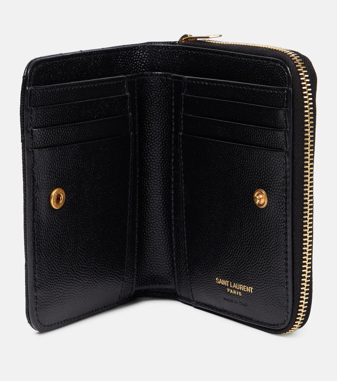 Saint Laurent - Cassandre matelassé leather wallet