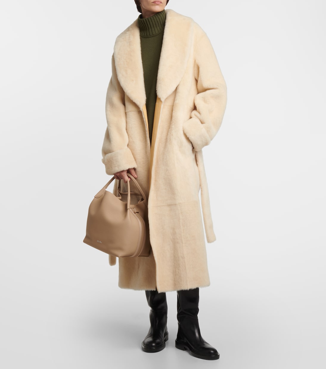 Loro Piana - Bale Large leather tote bag